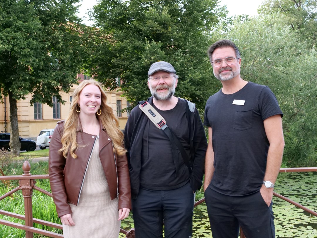 Foto på SPSM teamet från vänster till höger, Mira Vestner, Per Hellström, Anders Lager