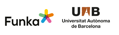 Funka and the Universitat Autònoma de Barcelona logos