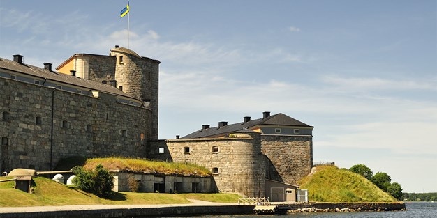 Vaxholms kastell sommar. Foto