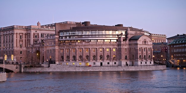 Sveriges riksdag. Foto