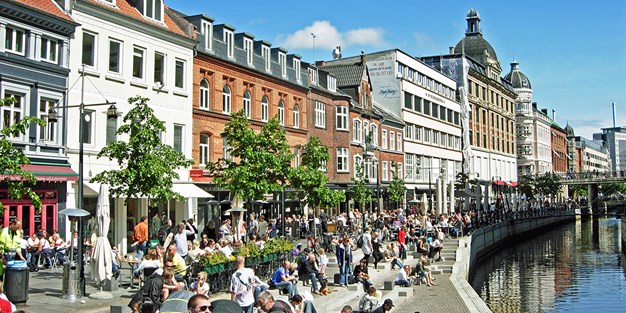 The river of Aarhus. Photo