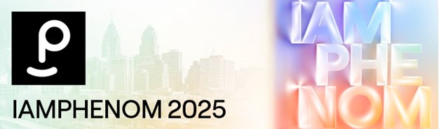 Visual of logo IAMPHENOM 2025 and in black and colorful text