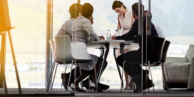 A meeting. Photo